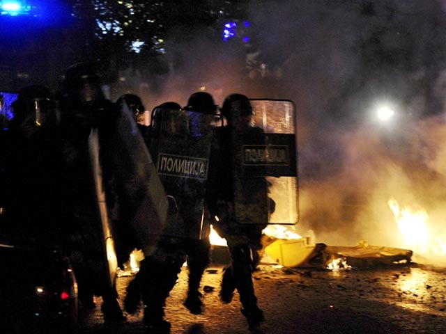 Массовая акция в столице Македонии переросла в антиправительственные беспорядки
