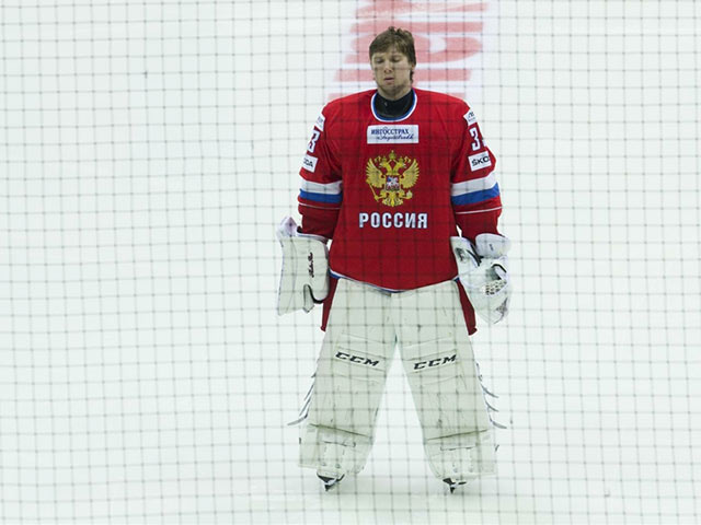 Сергей Бобровский будет защищать ворота сборной России в матче против Словакии