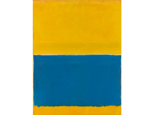 Топ-лотом нью-йоркских торгов современным искусством аукционного дома Sotheby's, прошедших 12 мая, стала абстракция американского художника Марка Ротко "Без названия (Желтое и голубое)" (1954)