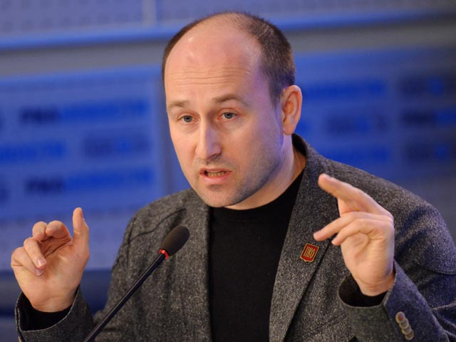 Сопредседатель "Антимайдана" со скандалом выступил в РГГУ