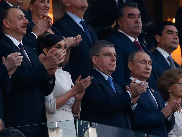 Президент России Владимир Путин приехал в Азербайджан, чтобы лично поприсутствовать на открытии первых в истории Европейских игр