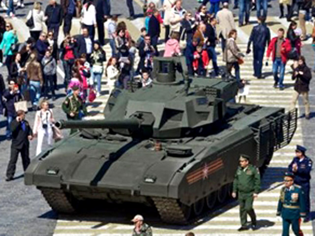 "Армату" планируют показать на выставке Russia Arms Expo-2015 - возможно, в экспозиции за стеклом