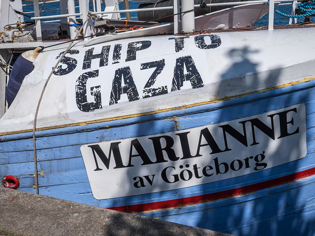 ВМС Израиля задержали в Средиземном море шведское судно "Мариан" (Marianne of Gothenburg), входившее во флотилию Free Gaza III и следовавшее в сектор Газа