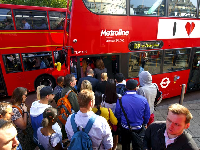 В Лондоне забастовка сотрудников транспорта вызвала коллапс
