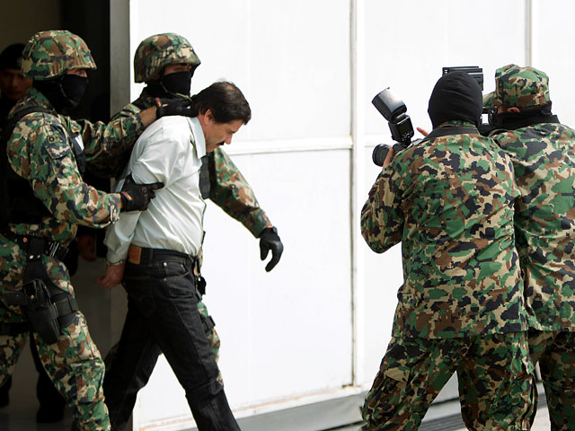 Гусман был задержан мексиканскими военными 22 февраля 2014 года в городе Масатлан