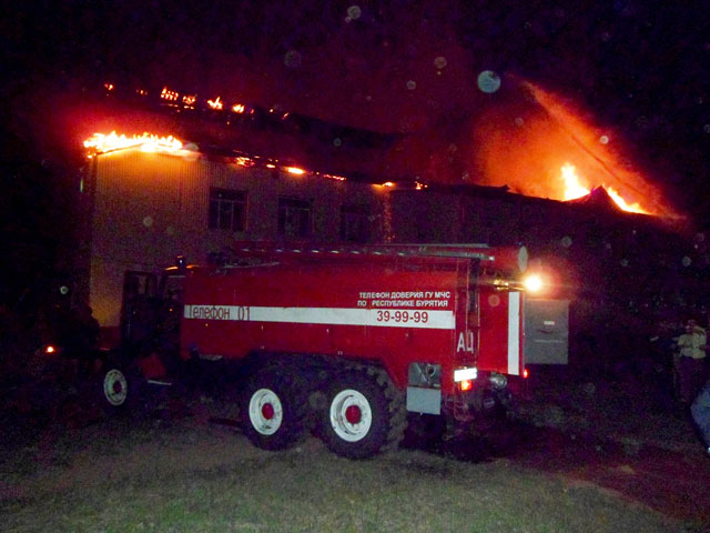 Накануне вечером на территории Иволгинского дацана - центра Буддийской традиционной Сангхи России - начался пожар