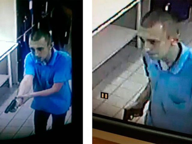 Украинская милиция объявила в розыск молодого человека, который совершил убийство в магазине под камерой наблюдения