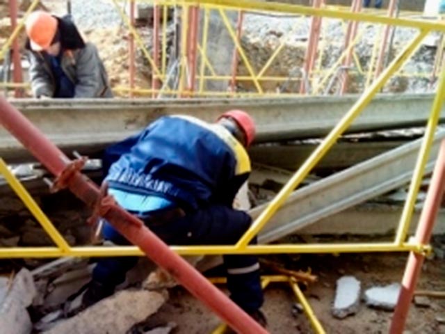 В строящемся здании в Нижнем Тагиле произошло обрушение перекрытий. Погиб рабочий, возбуждено уголовное дело