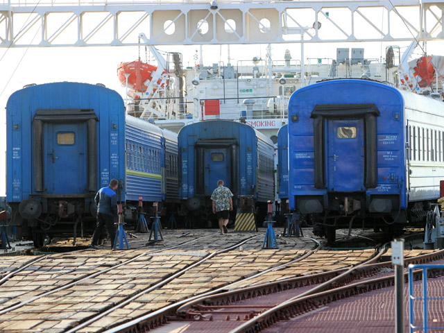 Россия разорвала соглашение с Украиной о прямом железнодорожном и паромном сообщении через порты "Кавказ" и "Крым"