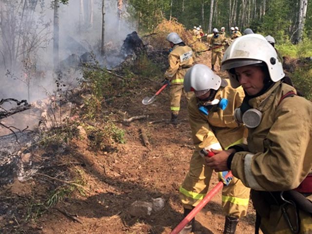 В Бурятии после нескольких недель борьбы с огненной стихией продолжает действовать всего один крупный лесной пожар