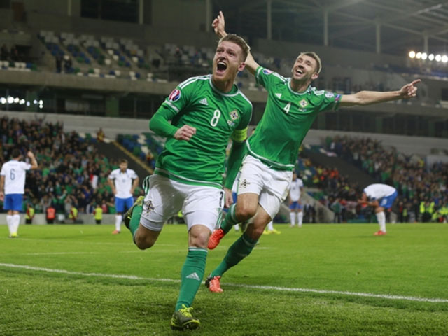 Футболисты Северной Ирландии впервые пробились на чемпионат Европы