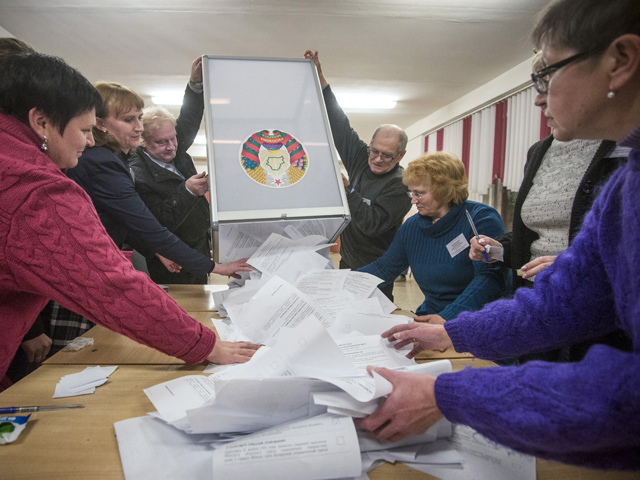 На выборах президента Белоруссии, прошедших 11 октября, проголосовали 86,75% избирателей, сообщается на сайте Центральной избирательной комиссии республики