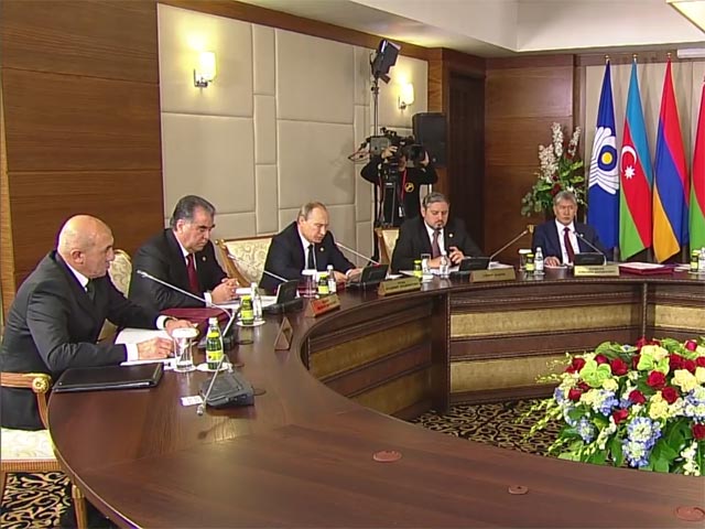 Заседание Совета глав государств СНГ в узком составе