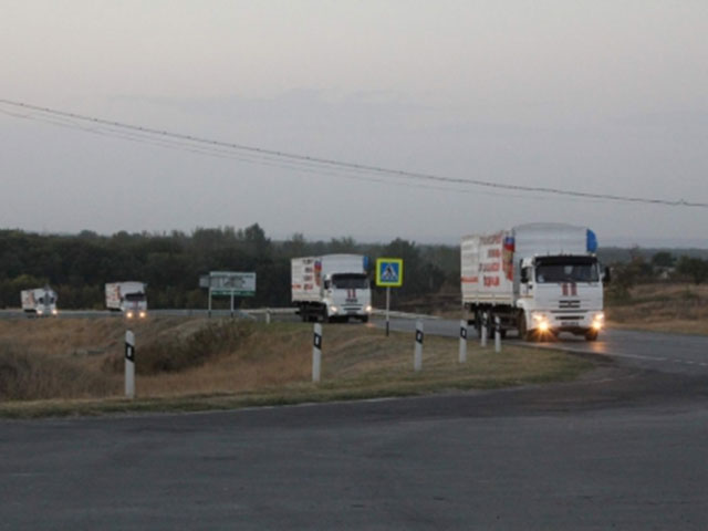 42-й гуманитарный конвой РФ для Донбасса пересек российско-украинскую границу