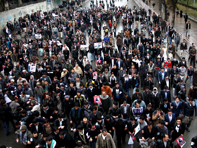 Многотысячные демонстрации проходят 11 ноября в столице Афганистана Кабуле