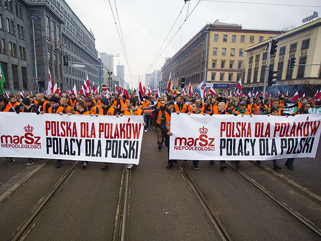 В Варшаве прошел очередной националистический Марш независимости