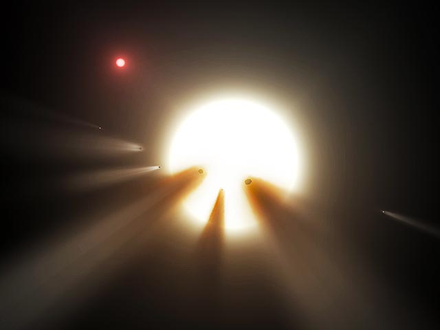 Ученые из Университета штата Айова нашли объяснение загадочному мерцанию звезды KIC 8462852 в созвездии Лебедя, которое уже несколько лет озадачивает астрономов