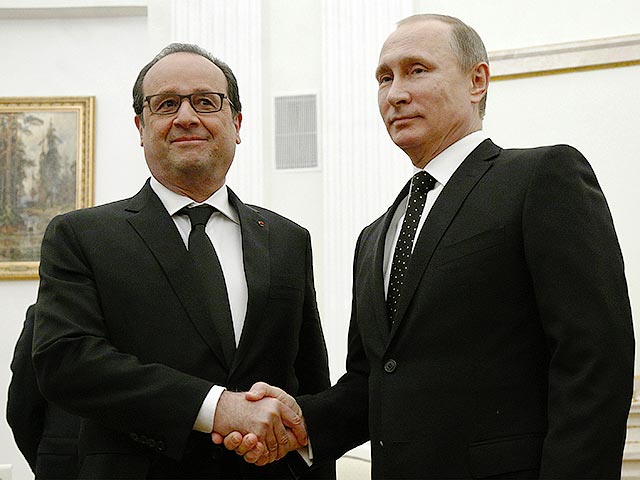 В Москве и Париже дают противоречивые комментарии по поводу состоявшихся накануне переговоров главы РФ Владимира Путина и французского лидера Франсуа Олланда