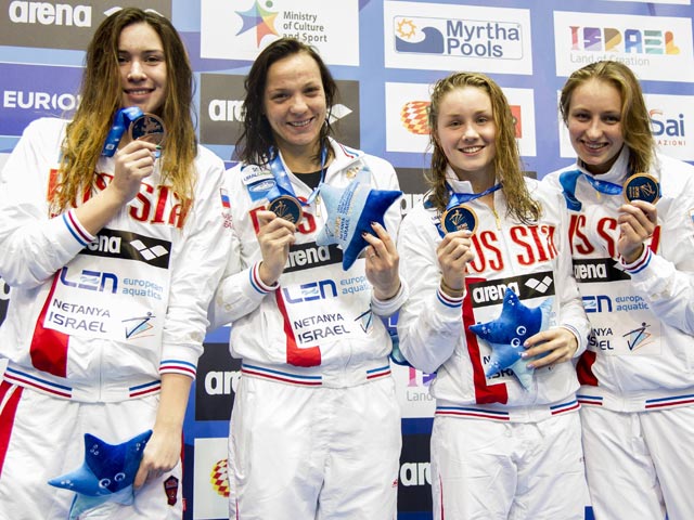 Сборная России стала четвертой на чемпионате Европы по плаванию