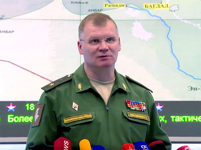 Официальный представитель Минобороны России генерал-майор Игорь Конашенков продолжил дискуссию по поводу обстрела лагеря сирийских военных, в котором Москва обвиняет силы коалиции