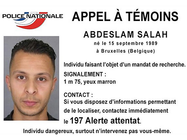 Власти Марокко выдали ордер на арест Салаха Абдесалама, который подозревается в организации терактов 13 ноября в Париже