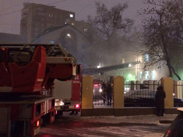 В здании Таганского суда Москвы произошло возгорание