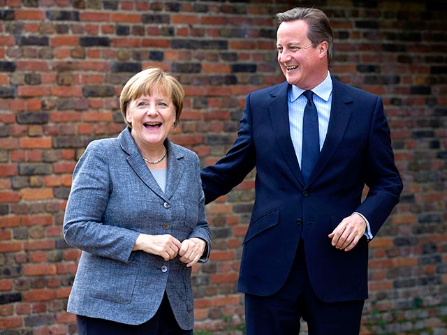 Ангела Меркель и Дэвид Кэмерон, 9 октября 2015 года
