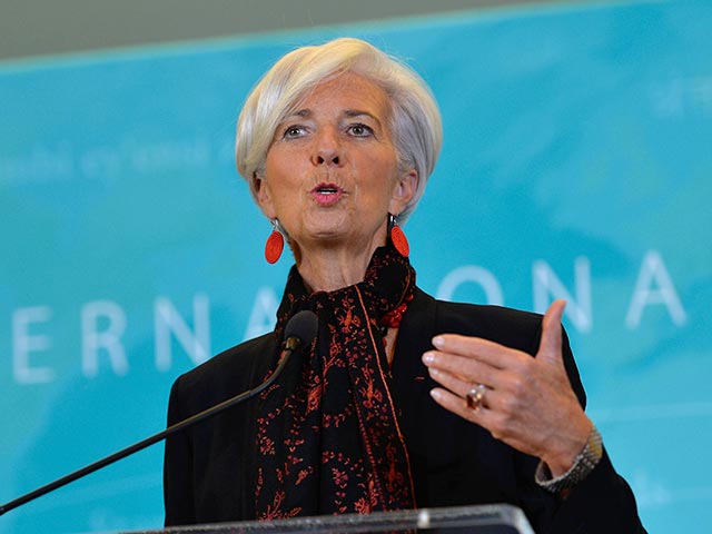 Директор-распорядитель Международного валютного фонда (МВФ) Кристин Лагард ожидает "разочаровывающего и неравномерного" роста глобального ВВП в 2016 году