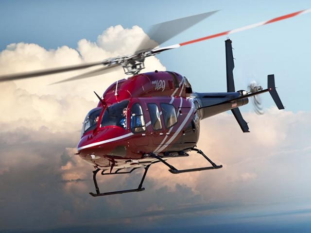 Bell 429 - легкий многоцелевой вертолёт, разработанный американской фирмой Bell Helicopter Textron. Вместимость вертолета составляет семь пассажиров. Он способен развивать скорость более 280 км/ч и подниматься на 6500 метров