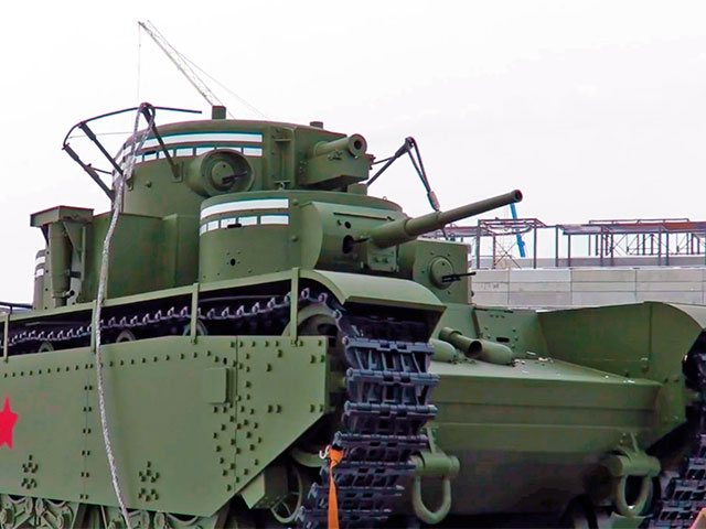 Уральские металлурги по советским чертежам воссоздали легендарный тяжелый пятибашенный танк Т-35
