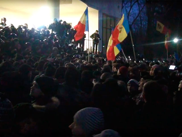 В Молдавии проходит акция против назначения политика Павла Филипа главой правительства страны