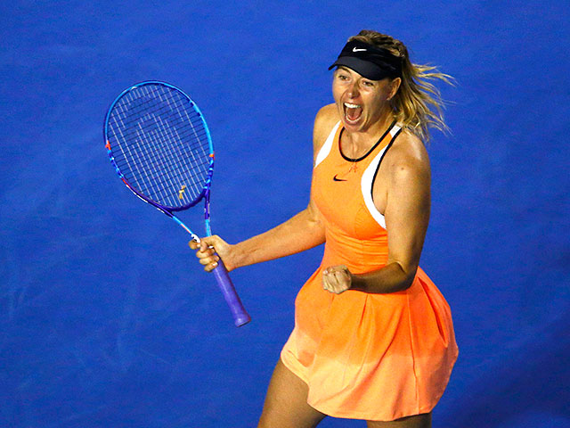 Российская тенниситка Мария Шарапова пробилась в четвертьфинал Открытого чемпионата Австралии, где ее соперницей станет американка Серена Уильямс