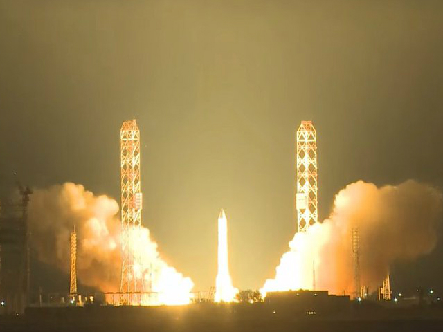 Пуск ракеты-носителя состоялся в 01:20 мск, через десять минут она достигла орбиты