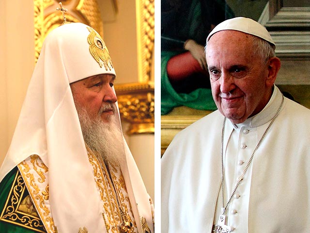 Патриарх Московский и всея Руси Кирилл и Папа Римский Франциск