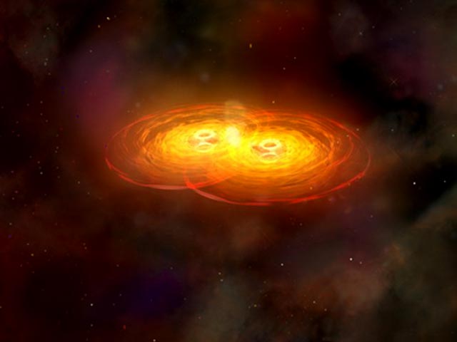 Источником гравитационных волн ученые назвали слияние двух черных дыр массой около 29 и 36 масс Солнца. Физики называют сигнал "очень специфическим"