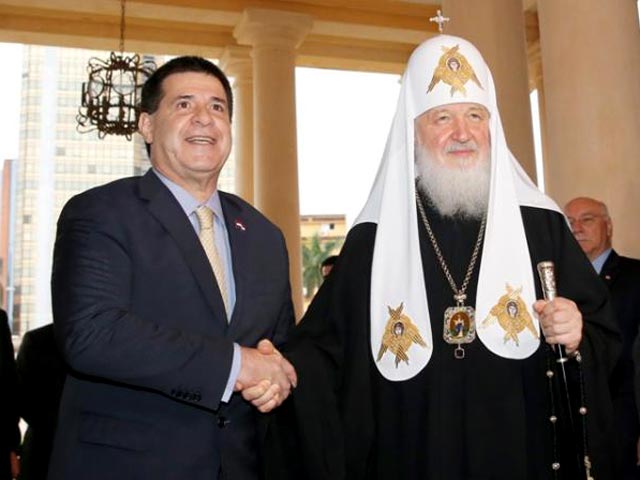 Предстоятель РПЦ встретился с президентом Парагвая