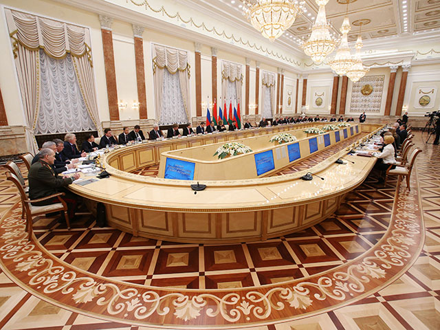 В Минске 25 февраля состоялось заседание Высшего государственного совета Союзного государства