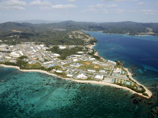 Американская база "Кэмп-Шваб" на Окинаве