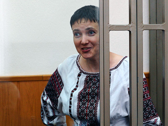 Улучшилось состояние здоровья украинской летчицы Надежды Савченко, выход которой из сухой голодовки сопровождался проблемами со здоровьем