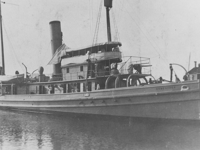 Буксирный корабль ВМС США Conestoga вышел из порта Сан-Франциско в Тихий океан через пролив Золотые Ворота 25 марта 1921 года