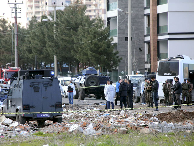 На юго-востоке Турции в городе Диярбакыр прогремел взрыв
