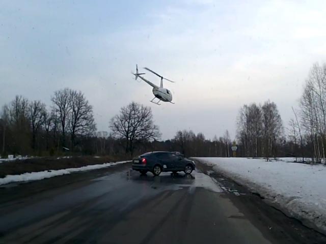 В Нижегородской области ради посадки вертолета для священнослужителя перекрыли трассу