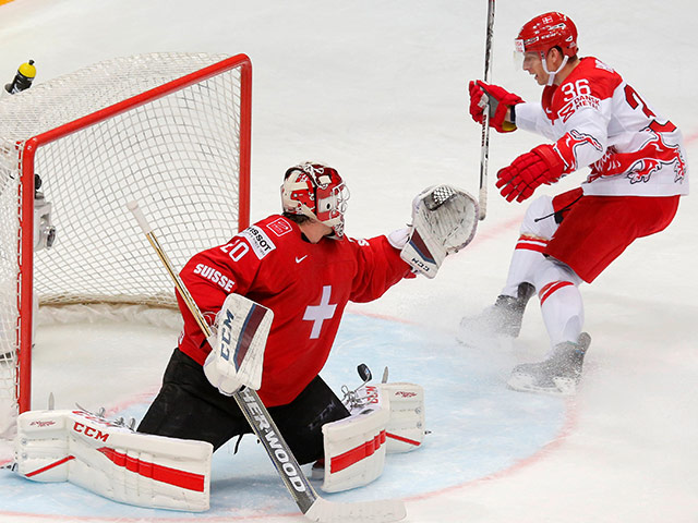 Датские хоккеисты проиграли швейцарцам перед встречей со сборной России
