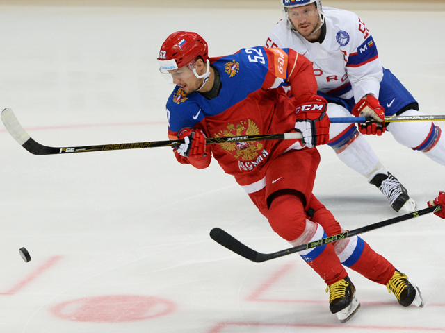 Сборная России одержала пятую победу на групповом этапе домашнего чемпионата мира по хоккею, который проходит в эти дни на ледовых аренах Москвы и Санкт-Петербурга