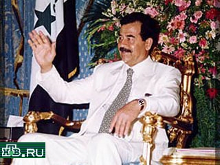 Президент Ирака Саддам Хусейн