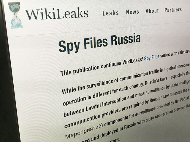 WikiLeaks обвинил петербургскую компанию в слежке за россиянами WikiLeaks обвинил петербургскую компанию в слежке за россиянами