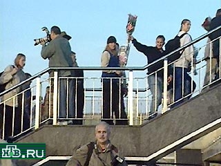 В аэропорту Шереметьево-1 прошла торжественная встреча олимпийской сборной России