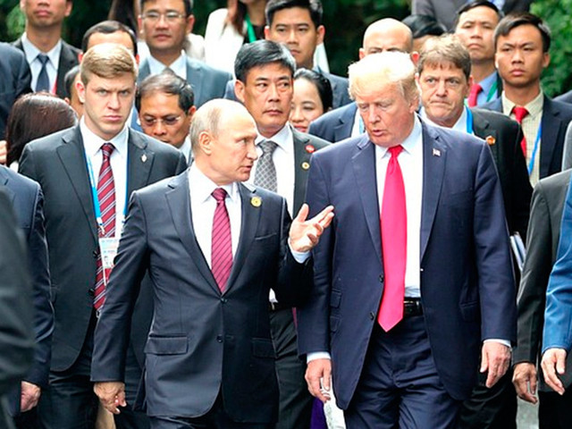 Путин и Трамп не встретились из-за необычных требований делегации США, заявил Песков Путин и Трамп не встретились из-за необычных требований делегации США, заявил Песков