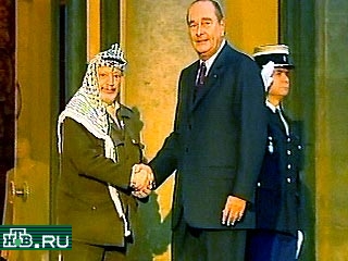 В Париже началась встреча Ширака с Арафатом