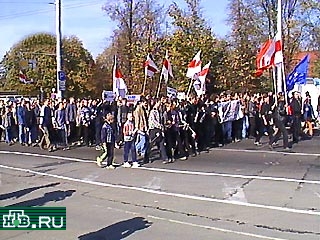 В Белоруссии за неделю до парламентских выборов проходят акции протеста